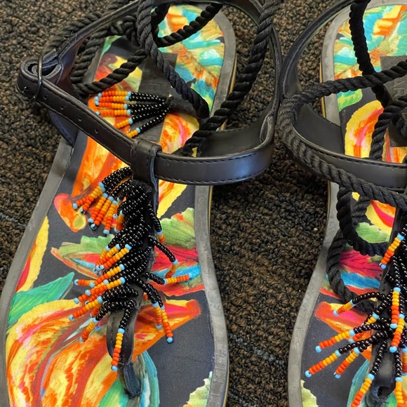 Farm Rio Sandals SZ 8 - Picture 6 of 7